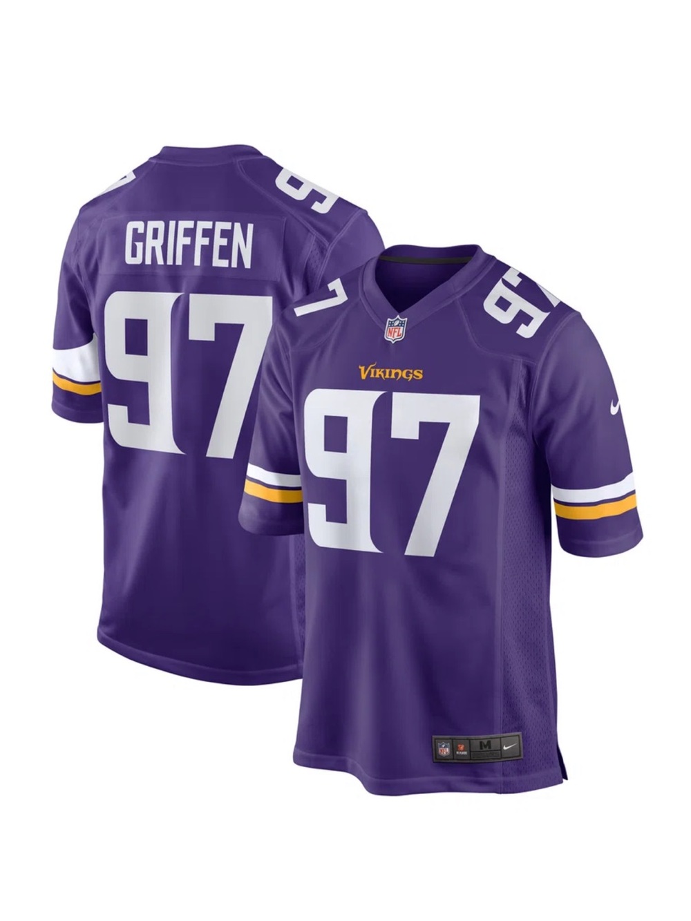 Men's Nike Everson Griffen Purple Minnesota Vikings Player Game Jersey